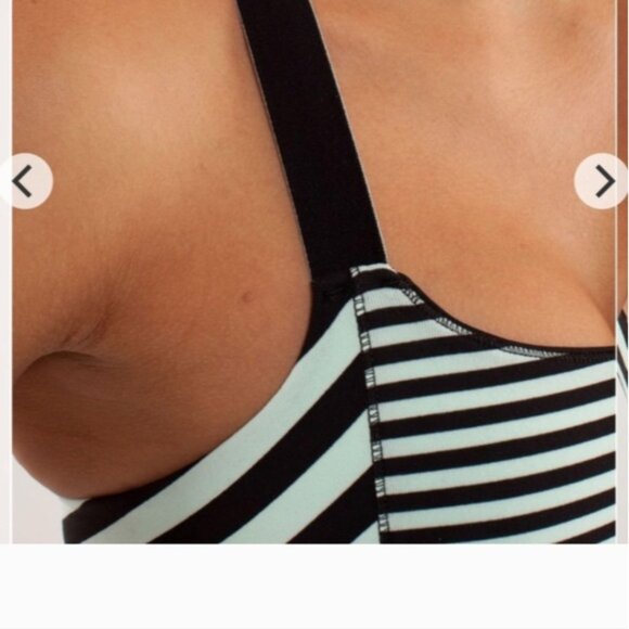 Lululemon Work It Out Tank Black & Mint - Picture 3 of 10